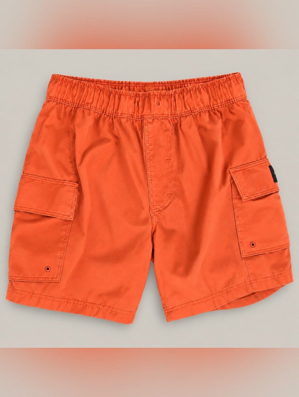 Hurley Men's Bright Orange Cargo Shorts • M8